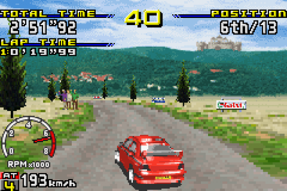 Sega Rally Championship Screenshot 9 (Game Boy Advance)