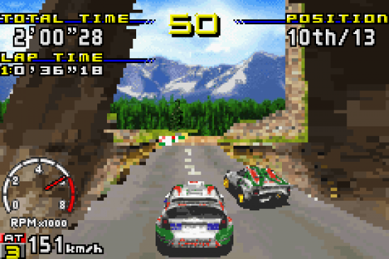 Sega Rally Championship Screenshot 18 (Game Boy Advance)