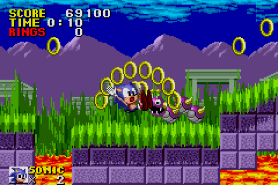 Sonic The Hedgehog Screenshot 13 (Game Boy Advance)