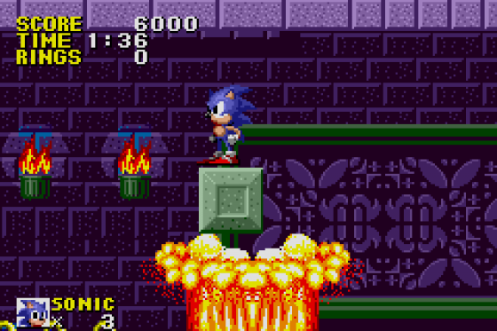 Sonic The Hedgehog Screenshot 21 (Game Boy Advance)