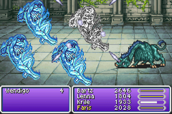 Final Fantasy V Advance Screenshot 32 (Game Boy Advance)