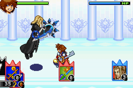 Kingdom Hearts: Chain Of Memories Screenshot 14 (Game Boy Advance)