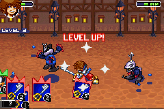 Kingdom Hearts: Chain Of Memories Screenshot 15 (Game Boy Advance)