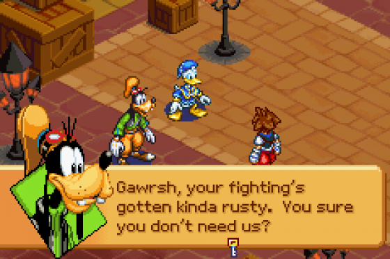 Kingdom Hearts: Chain Of Memories Screenshot 25 (Game Boy Advance)