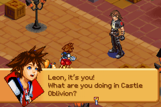 Kingdom Hearts: Chain Of Memories Screenshot 26 (Game Boy Advance)