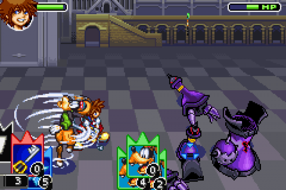 Kingdom Hearts: Chain Of Memories Screenshot 31 (Game Boy Advance)