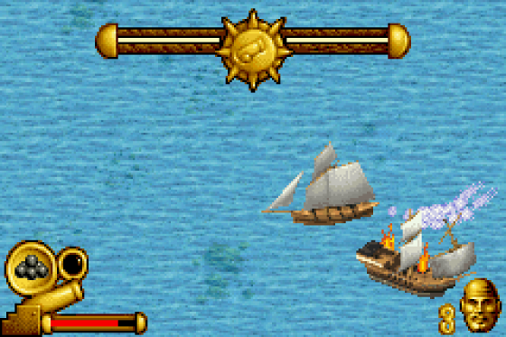 Pirates of the Caribbean: The Curse of the Black Pearl Screenshot 11 (Game Boy Advance)