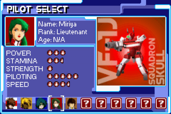 Robotech: The Macross Saga Screenshot 10 (Game Boy Advance)