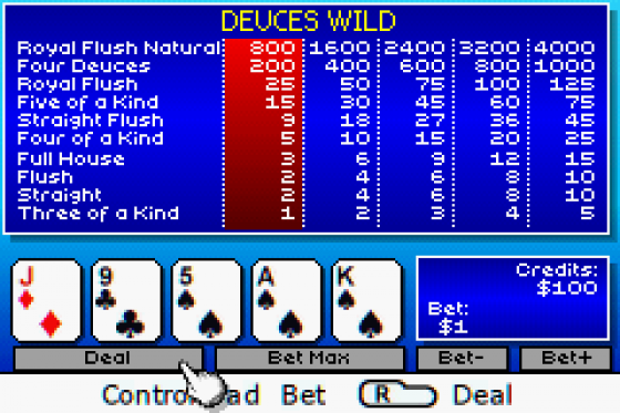 Ultimate Card Games Screenshot 5 (Game Boy Advance)