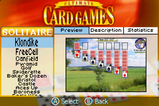 Ultimate Card Games Screenshot 8 (Game Boy Advance)