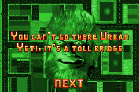 Urban Yeti! Screenshot 7 (Game Boy Advance)