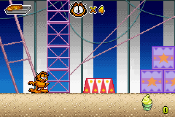 Garfield And His Nine Lives Screenshot 8 (Game Boy Advance)