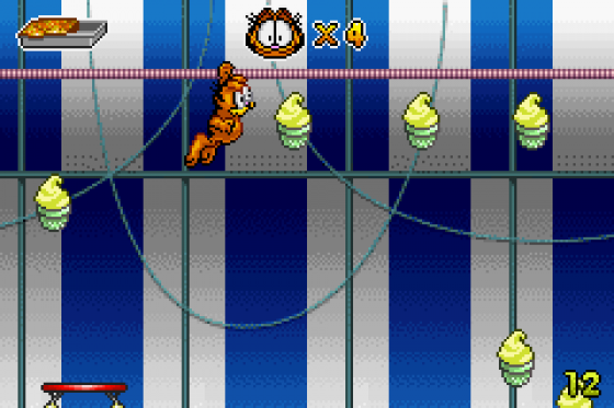 Garfield And His Nine Lives Screenshot 11 (Game Boy Advance)