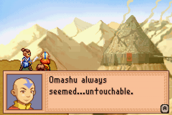 Avatar: The Last Airbender: The Burning Earth Screenshot 10 (Game Boy Advance)