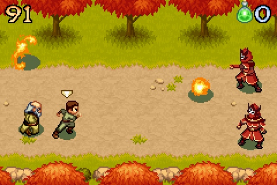 Avatar: The Last Airbender: The Burning Earth Screenshot 17 (Game Boy Advance)