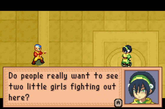 Avatar: The Last Airbender: The Burning Earth Screenshot 27 (Game Boy Advance)