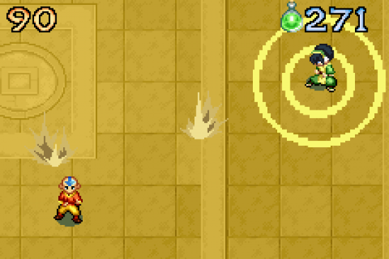 Avatar: The Last Airbender: The Burning Earth Screenshot 29 (Game Boy Advance)