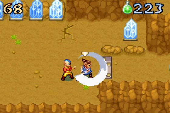 Avatar: The Last Airbender: The Burning Earth Screenshot 35 (Game Boy Advance)