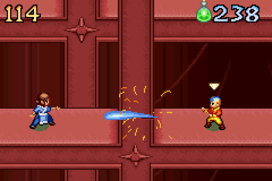 Avatar: The Last Airbender: The Burning Earth Screenshot 36 (Game Boy Advance)