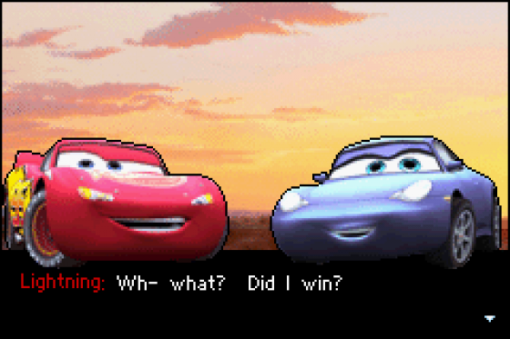 Cars Screenshot 10 (Game Boy Advance)