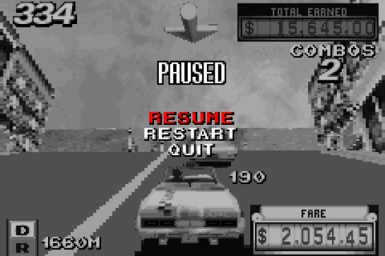 Crazy Taxi: Catch A Ride! Screenshot 13 (Game Boy Advance)