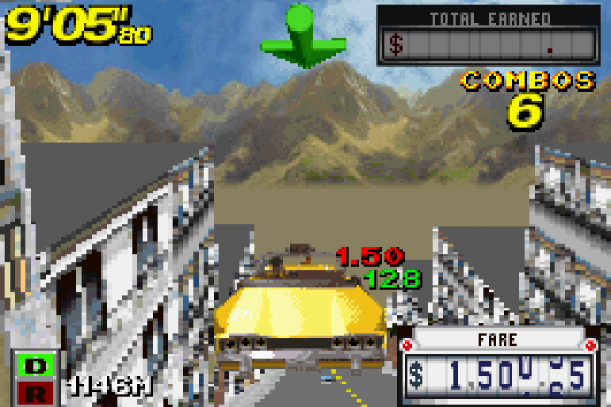 Crazy Taxi: Catch A Ride! Screenshot 18 (Game Boy Advance)