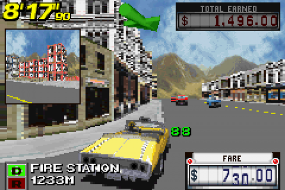 Crazy Taxi: Catch A Ride! Screenshot 19 (Game Boy Advance)