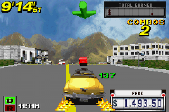 Crazy Taxi: Catch A Ride! Screenshot 21 (Game Boy Advance)