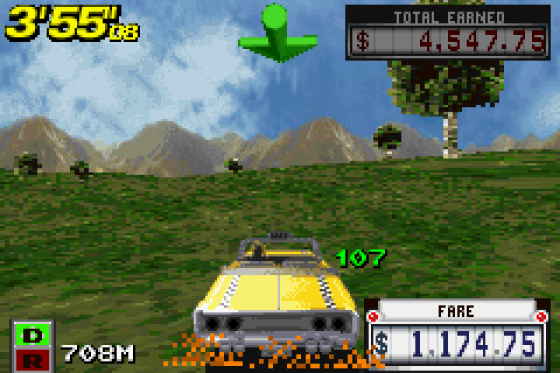 Crazy Taxi: Catch A Ride! Screenshot 23 (Game Boy Advance)