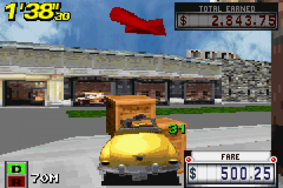 Crazy Taxi: Catch A Ride! Screenshot 25 (Game Boy Advance)