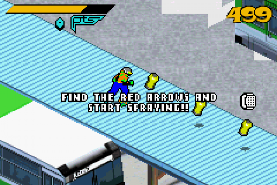 Jet Grind Radio Screenshot 6 (Game Boy Advance)