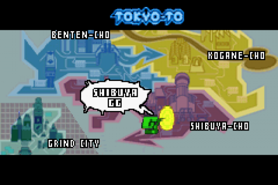 Jet Grind Radio Screenshot 7 (Game Boy Advance)