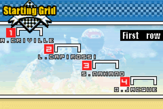 Moto-GP Screenshot 8 (Game Boy Advance)