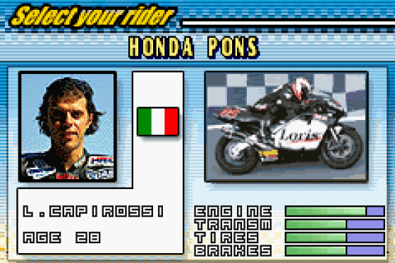 Moto-GP Screenshot 11 (Game Boy Advance)