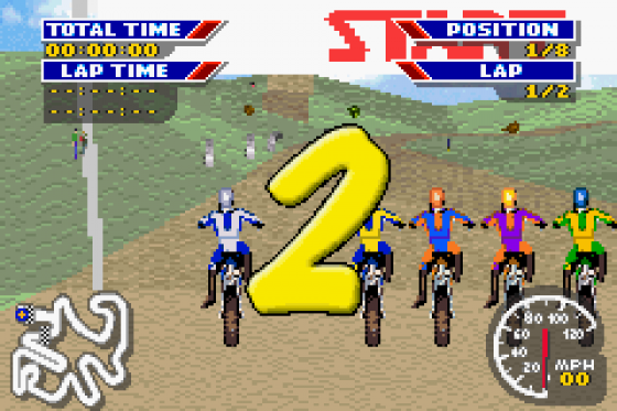 MX 2002 Featuring Ricky Carmichael Screenshot 6 (Game Boy Advance)