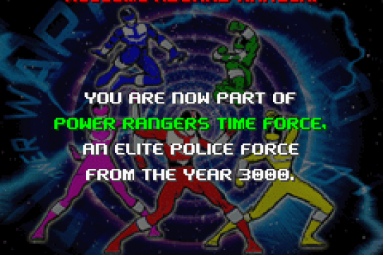 Saban's Power Rangers: Time Force Screenshot 5 (Game Boy Advance)