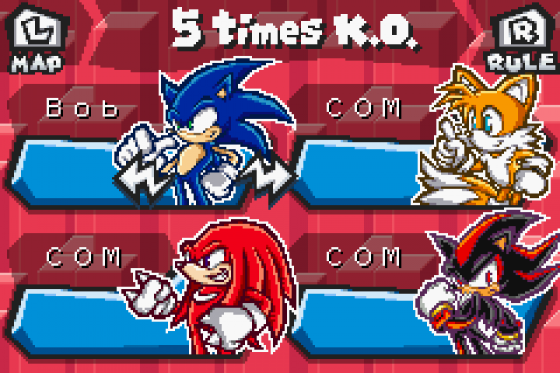 Sonic Battle Screenshot 21 (Game Boy Advance)