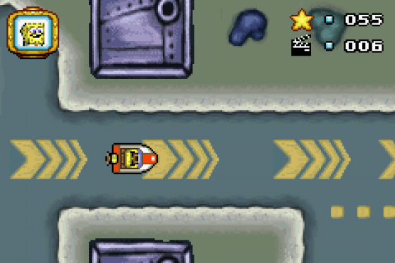 SpongeBob SquarePants: Lights, Camera, Pants! Screenshot 7 (Game Boy Advance)