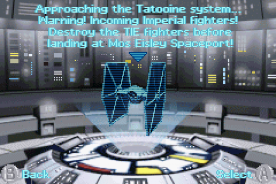 Star Wars: Flight Of The Falcon Screenshot 20 (Game Boy Advance)