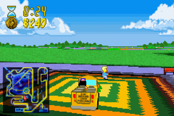 The Simpsons: Road Rage Screenshot 8 (Game Boy Advance)