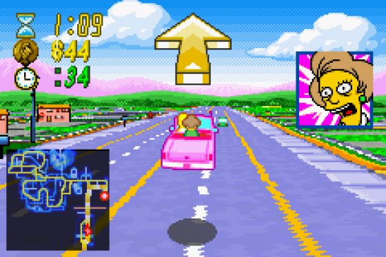 The Simpsons: Road Rage Screenshot 10 (Game Boy Advance)