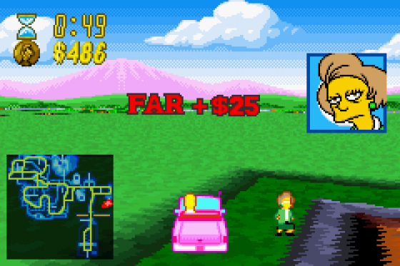 The Simpsons: Road Rage Screenshot 11 (Game Boy Advance)