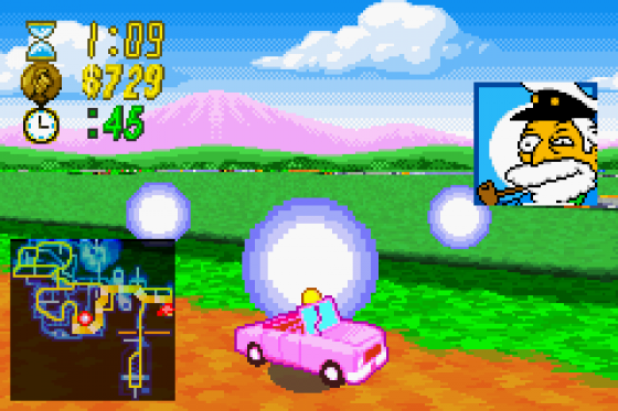 The Simpsons: Road Rage Screenshot 12 (Game Boy Advance)