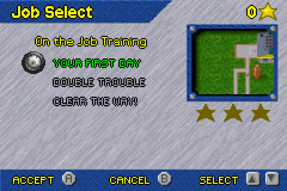 Tonka On the Job Screenshot 6 (Game Boy Advance)