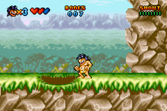 Prehistorik Man Screenshot 8 (Game Boy Advance)