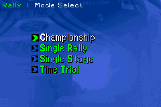 Colin McRae Rally 2.0 Screenshot 16 (Game Boy Advance)