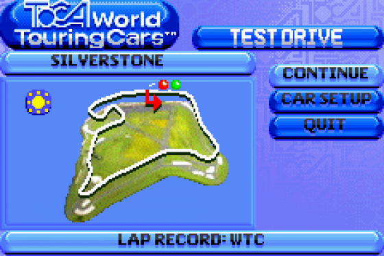 TOCA: World Touring Cars Screenshot 13 (Game Boy Advance)