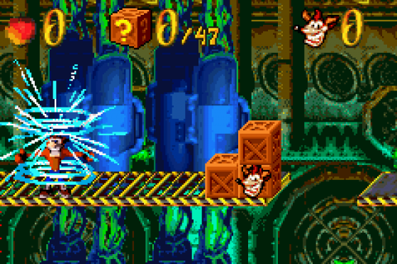 Crash Bandicoot: The Huge Adventure Screenshot 16 (Game Boy Advance)