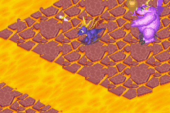 Spyro 2: Season of Flame Screenshot 20 (Game Boy Advance)