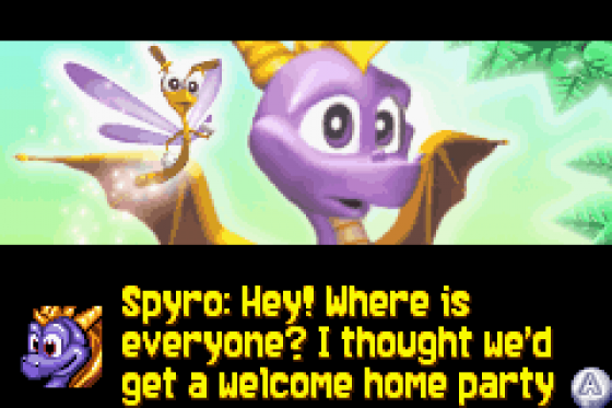 Spyro 2: Season of Flame Screenshot 27 (Game Boy Advance)